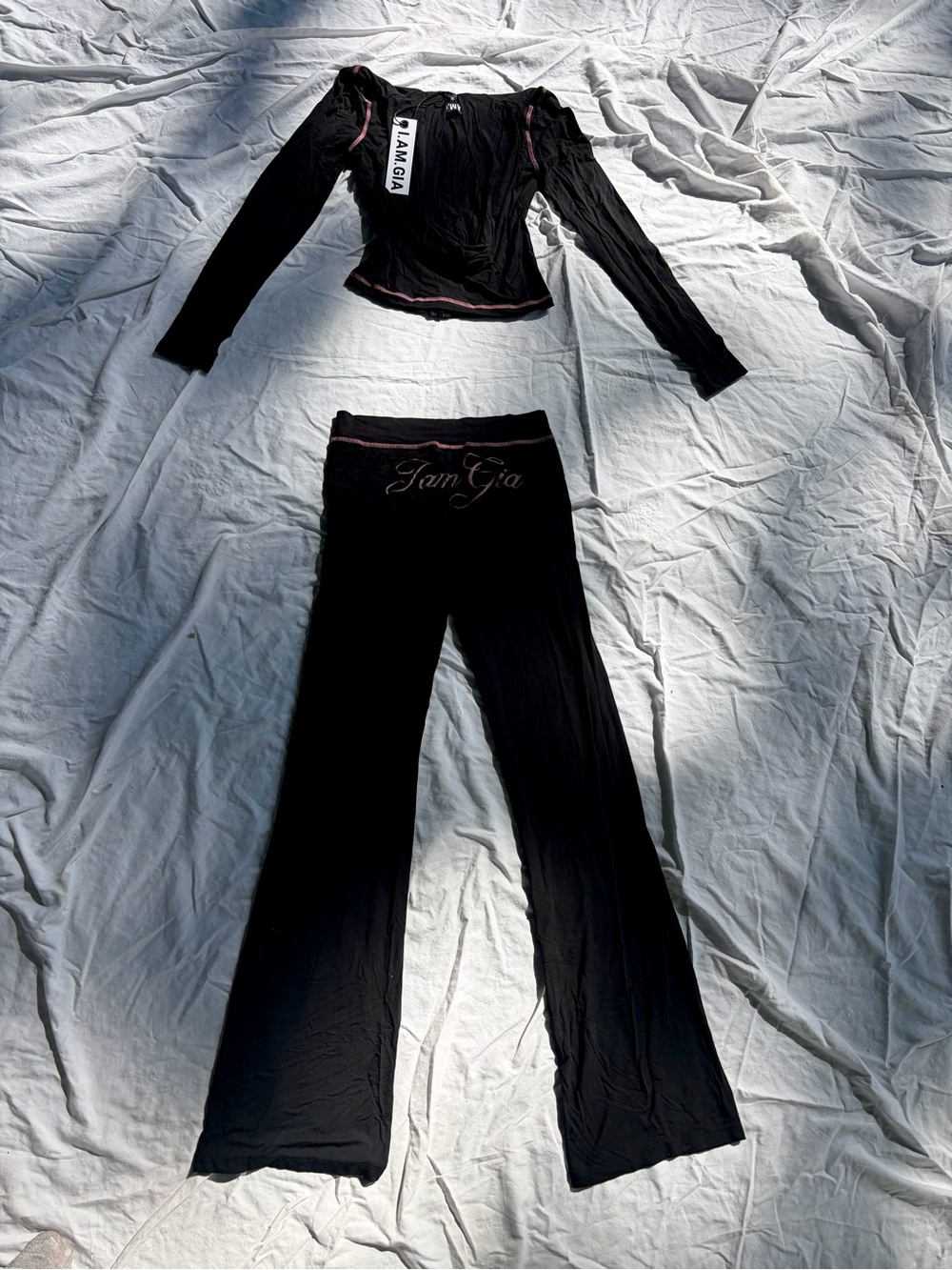 I.AM.GIA BLARE SET IN BLACK&PINK - Picture 2 of 2